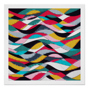 Pop-Kunst-Welle Poster