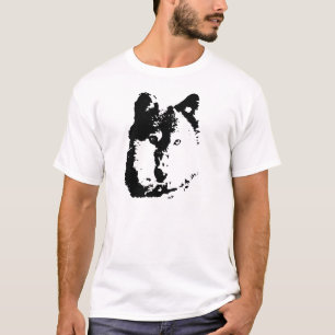 Pop-Kunst-Wolf T-Shirt