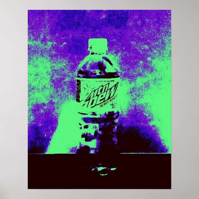 Pop Kunstflasche Poster (Vorne)