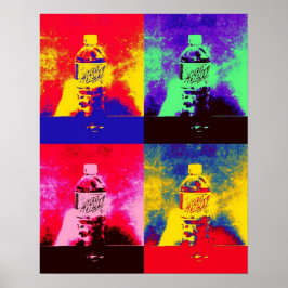 Pop-Kunstflaschen Poster