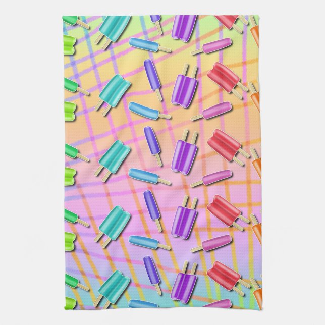POP-KUNSTPOPSICLES GESCHIRRTUCH (Vertikal)