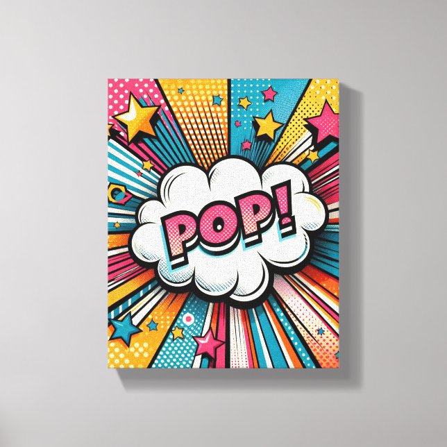 Pop Leinwanddruck (Vorderseite)