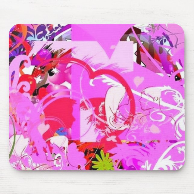 Pop Liebe Mousepad (Vorne)