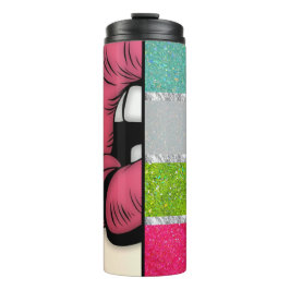 Pop Lipstick Art | IMITATE GLITZER Thermosbecher