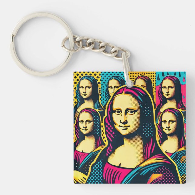 Pop Lisa Schlüsselanhänger (Vorderseite)