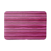 Pop mit großer Farbe - Schwarz und Rosa Streifen