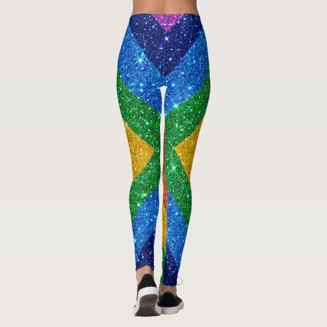Pop--Mode-Leggings aufblasen Leggings (Rückseite)
