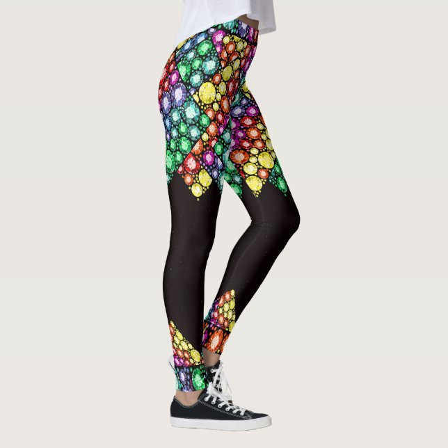 Pop-Mode-Leggings aufreißen Leggings (Rechts)