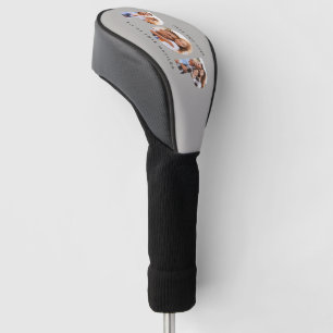 Pop Multi-Foto moderne Typografie Kindergraugesche Golf Headcover