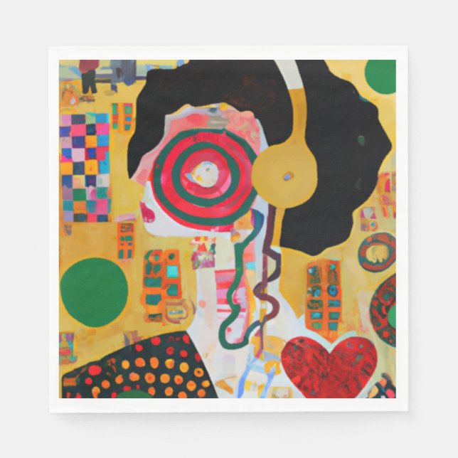 Pop Music Serviette (Vorderseite)