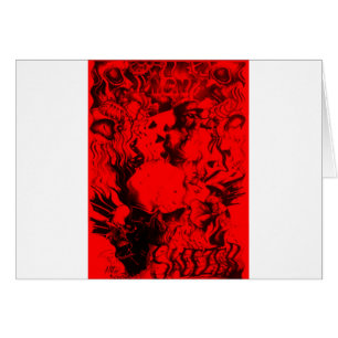 Pop  Musica Portraits in lebhaften Roten Farben Ku