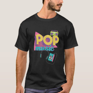 Pop-Musik Retro Vintage Pastellfarben Dj B Day Gif T-Shirt
