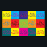 Pop Neurowissenschaften Kunst Poster<br><div class="desc">Neurowissenschaft Pop Art. Wenn Neurowissenschaft Ihr Hobby, Beruf oder Obsession ist, zeigen Sie es mit großartigen Neurowissenschaften-T - Shirt, Tasse, Aufklebern und vielem mehr. Sie sind auch großartige Geschenke für andere Neurowissenschaftler Fans!</div>