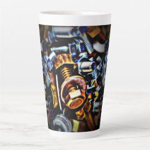 Pop Nüsse und Bolzen Kunst Milchtasse