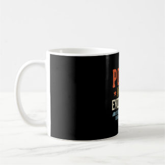 Pop-o weiß alles Vatertag Retro Vintage  Kaffeetasse