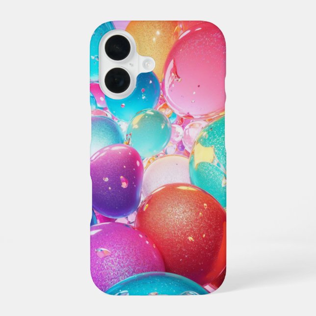 Pop of Sparkle Phone Case iPhone 16 Hülle (Rückseite)