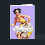 Pop Öffnen Sie eine Flasche Wein Geburtstag Karte<br><div class="desc">Design von Casa Gone Loco © 2014.</div>