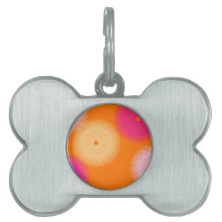 Pop orange und rosa tiermarke