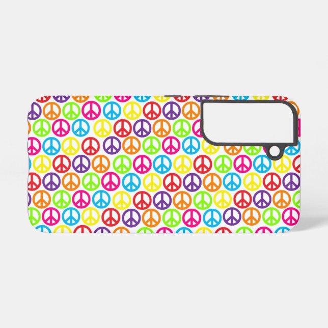 Pop Peace Samsung Galaxy Hülle (Rückseite (Horizontal))