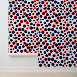 Pop Polka: Retro-Modern Dot Fusion Muster Tapete