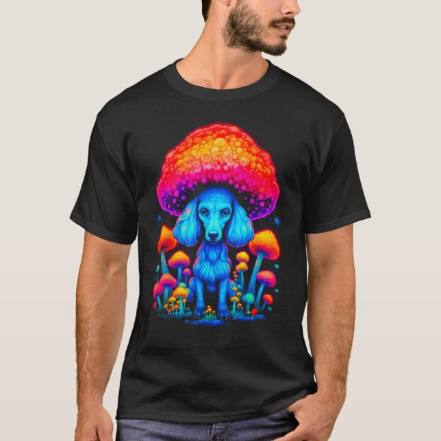 Pop Poodle Dog Mushroom T-Shirt (Vorderseite)