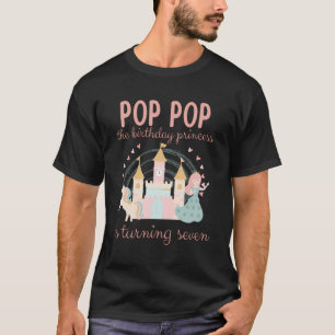 Pop Pop 7. GeburtstagsPrinzessin Siebter Geburtsta T-Shirt