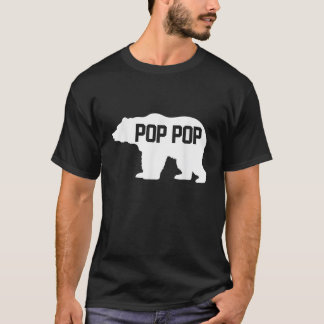 Pop Pop Bear Silhouette T-Shirt