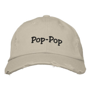 Pop Pop bestickte Hülle Baseballkappe