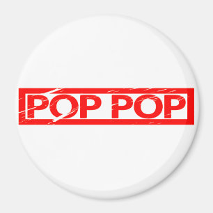 Pop Pop Briefmarke Magnet