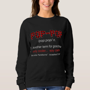 Pop-Pop Claus Christmas Hat Group Matching Pajama Sweatshirt