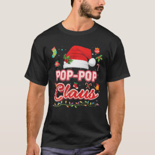 Pop-Pop Claus Matching Familie Weihnachten T-Shirt