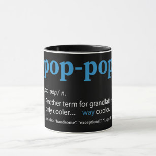Pop-Pop-Definition Tasse