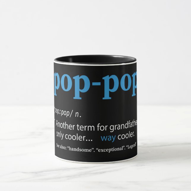 Pop-Pop-Definition Tasse (Zentrum)