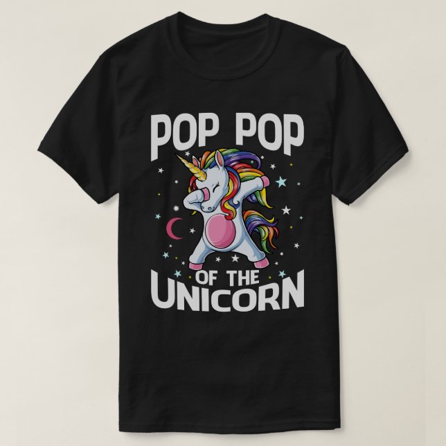 POP POP des Einhorns T-Shirt (Design vorne)