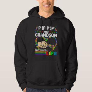 Pop Pop und Enkelin Bester Freund von Life Autismu Hoodie