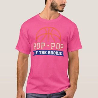 Pop Pop von Rookie 1St Birthday Basketball Thema M T-Shirt