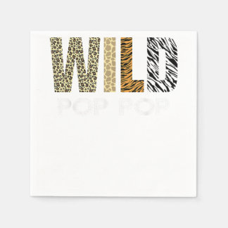 Pop Pop Wilder Zoo Birthday Safari Jungle Serviette