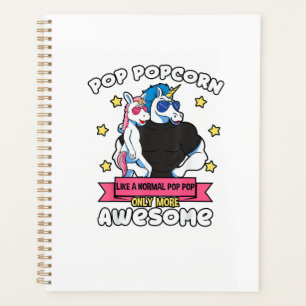 Pop Popcorn 1 Kind Vatertag Pop Pop Einhorn Gra Planer