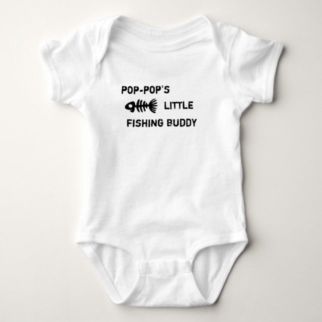 Pop-Pops Kumpel Baby Strampler (Vorderseite)