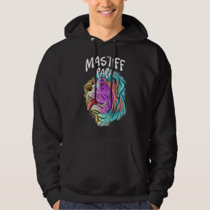 Pop Portrait Mastiff Dog Vater Papa Father' Hoodie