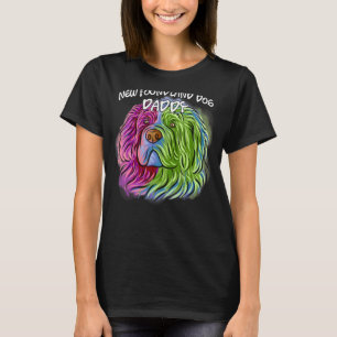 Pop Portrait Neufundland Dog Vater Vater' T-Shirt