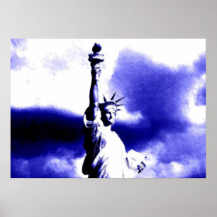 Pop-Poster der Freiheitsstatue Poster