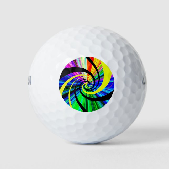Pop psychedelisch golfball (Vorderseite)