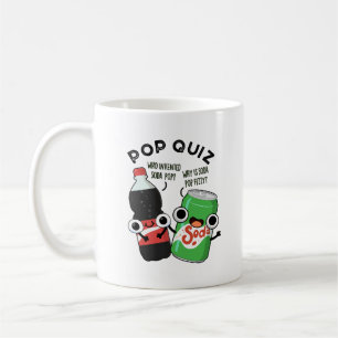 Pop Quiz Funny Soda Pop Puff Kaffeetasse