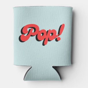 Pop! Rot und Blau Koozie Dosenkühler