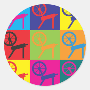 Pop Runder Aufkleber