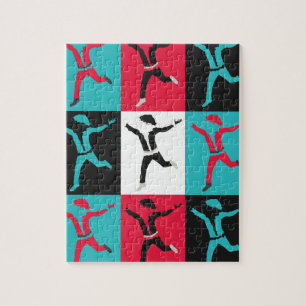 Pop-Sankt-Weihnachtskunstsammlung Puzzle