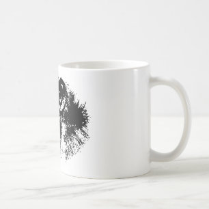 Pop Schwarz-Weiß-Schimpansen Kunst, Dichtung und M Tasse