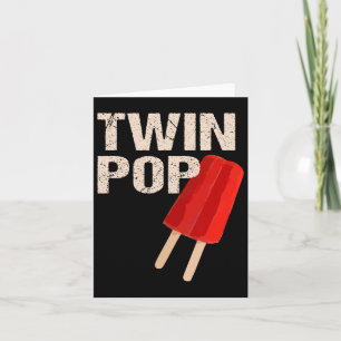 Pop Shirt Geschenk für Opa Twins Vater Vatertag Karte