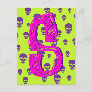 Pop Skulls Postkarte